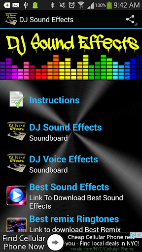 DJ Sound Effects - عکس برنامه موبایلی اندروید