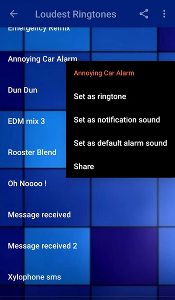 Loudest Ringtone Sounds - عکس برنامه موبایلی اندروید