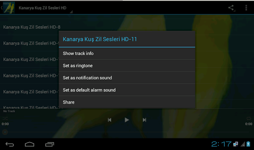 Kanarya Kuş Zil Sesleri HD - Image screenshot of android app