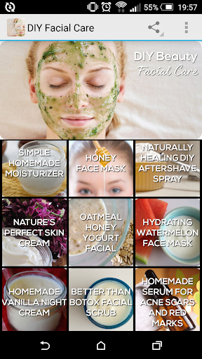 DIY Beauty: Facial Care - Image screenshot of android app