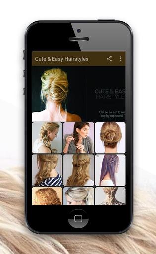 Cute & Easy Hairstyles - Image screenshot of android app