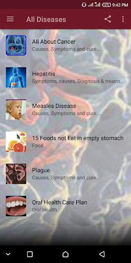 All Diseases - Image screenshot of android app