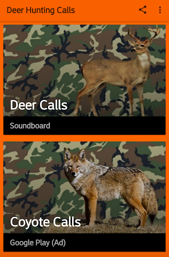 Deer Hunting Calls Soundboard - Image screenshot of android app