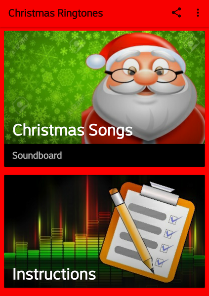Christmas Ringtones - Image screenshot of android app