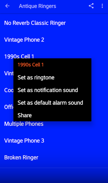 Antique Telephone Ringtones - عکس برنامه موبایلی اندروید