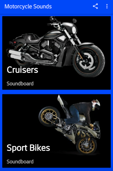 Motorcycle Sounds - عکس برنامه موبایلی اندروید