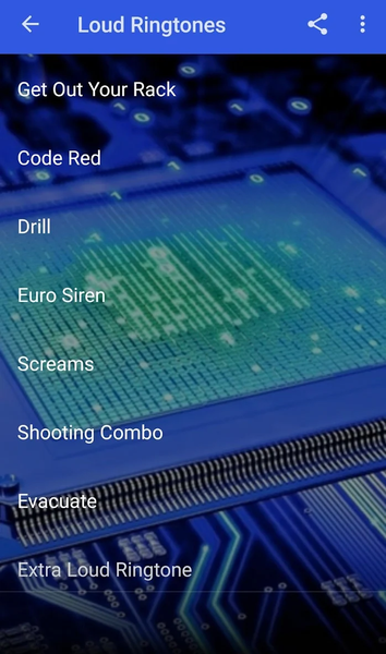 Extra Loud Ringtones - عکس برنامه موبایلی اندروید