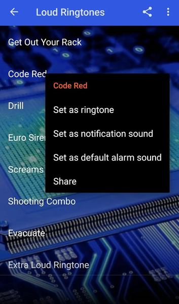 Extra Loud Ringtones - عکس برنامه موبایلی اندروید