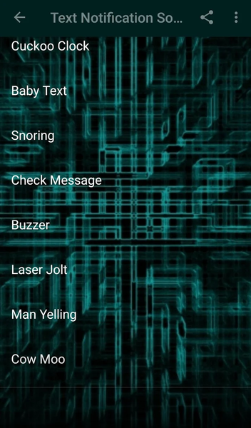 Text Notification Sounds - عکس برنامه موبایلی اندروید