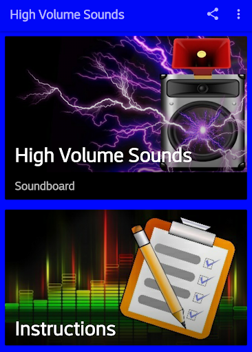 High Volume Sounds And Ringtones - عکس برنامه موبایلی اندروید