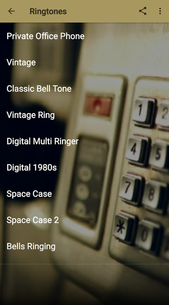 Classic Telephone Ringtones - Image screenshot of android app