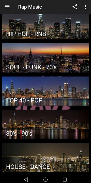 Rap music radio - عکس برنامه موبایلی اندروید