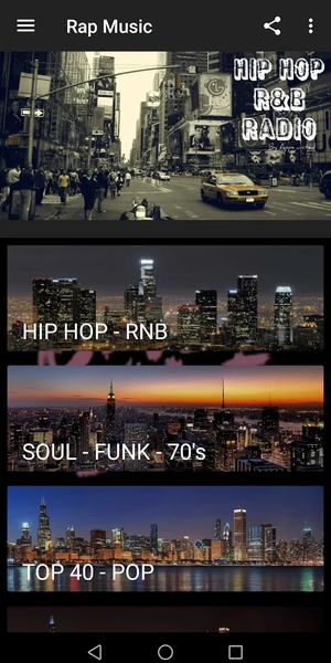 Rap music radio - عکس برنامه موبایلی اندروید