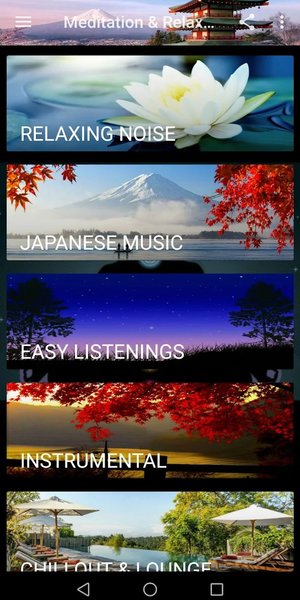 Meditation & Relaxing Music - عکس برنامه موبایلی اندروید
