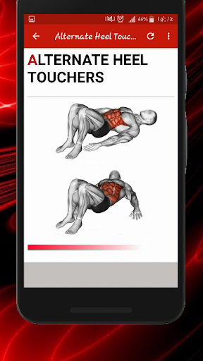 Six Pack & Abs Workouts - Image screenshot of android app
