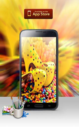 Candy Wallpapers - Image screenshot of android app