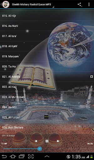 Mishary Full Offline Quran MP3 - عکس برنامه موبایلی اندروید