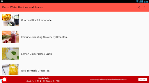 47 Detox Drinks Recipes - Image screenshot of android app