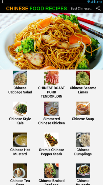 Chinese Food Recipes - Image screenshot of android app