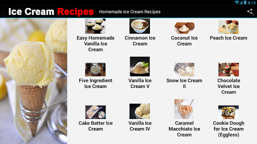 Make Homemade Ice Cream - Image screenshot of android app