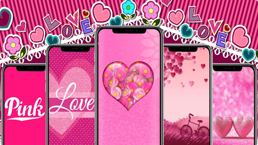 Love Pink Wallpaper - عکس برنامه موبایلی اندروید