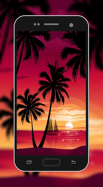 Sunset Wallpapers - Image screenshot of android app