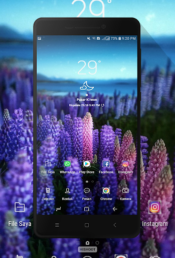 Purple Flower Wallpaper - Image screenshot of android app
