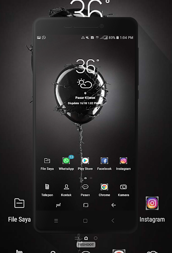 BLACK Wallpaper - Image screenshot of android app