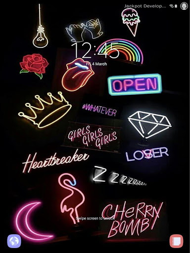 neon lights background tumblr