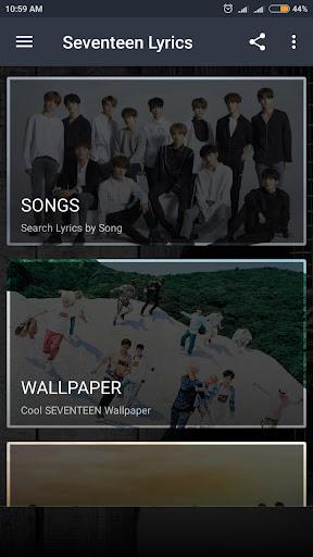 Seventeen Lyrics (Offline) - عکس برنامه موبایلی اندروید