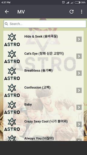 Astro Lyrics (Offline) - عکس برنامه موبایلی اندروید
