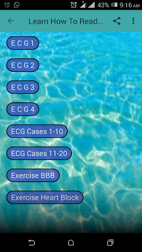 Learn How To Read ECG - عکس برنامه موبایلی اندروید