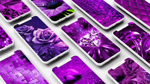 Purple Wallpaper - Image screenshot of android app