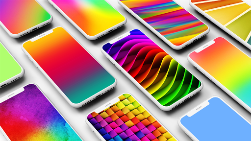 Solid Color Wallpapers - Image screenshot of android app