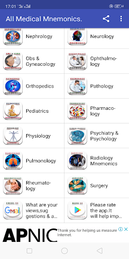 All Medical Mnemonics (Colored & Illustrative) - Image screenshot of android app