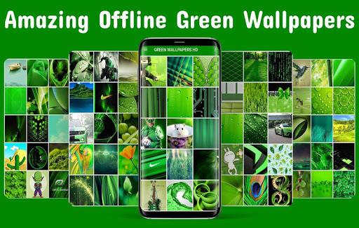 Green Wallpapers HD - Image screenshot of android app