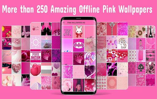Pink Wallpapers HD - Image screenshot of android app