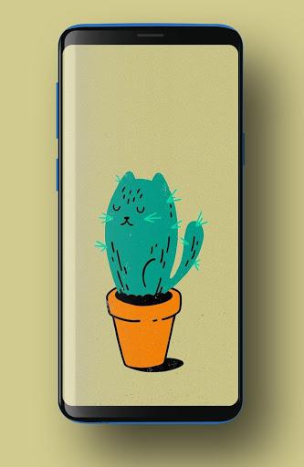 Kawaii Cute Cactus Wallpapers HD - Image screenshot of android app