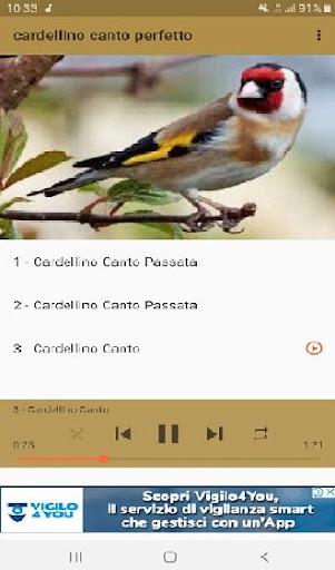 The singing goldfinch - عکس برنامه موبایلی اندروید