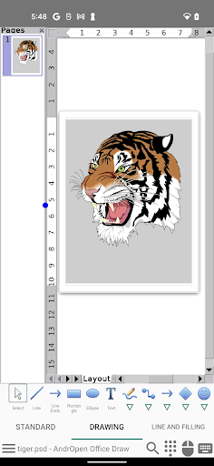 AndrOpen Office - عکس برنامه موبایلی اندروید
