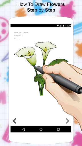 How To Draw Flowers: Drawing Step by Step - عکس برنامه موبایلی اندروید