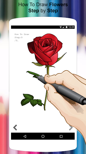 How To Draw Flowers: Drawing Step by Step - عکس برنامه موبایلی اندروید