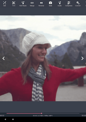 Video Editor & Maker AndroVid - Image screenshot of android app