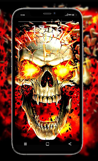 Skull Wallpaper - Image screenshot of android app