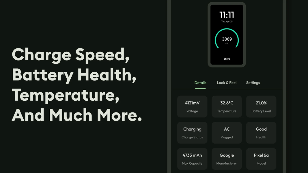 AmpereFlow: Battery Charging - Image screenshot of android app