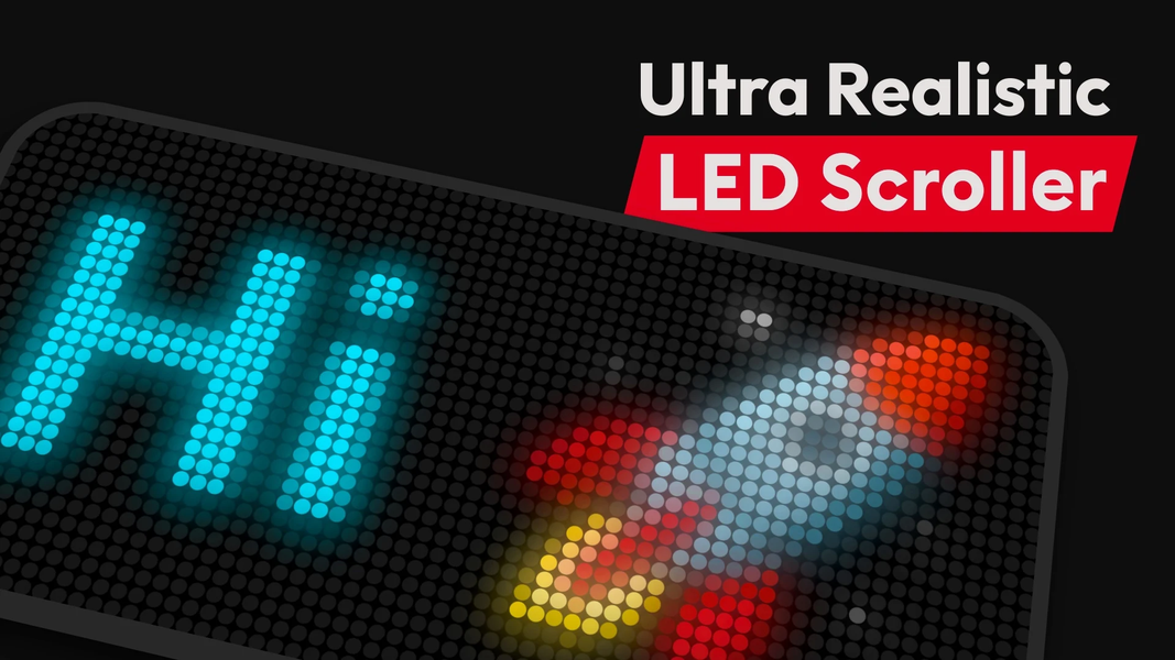 LED Flow: Scroller, Banner - عکس برنامه موبایلی اندروید