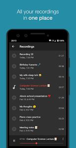 Smart Recorder – High-quality voice recorder - Image screenshot of android app
