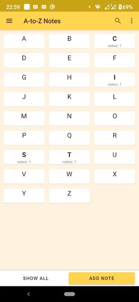 A-to-Z Notes, Simple Notepad - عکس برنامه موبایلی اندروید