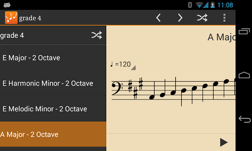 Scales Practice - Image screenshot of android app