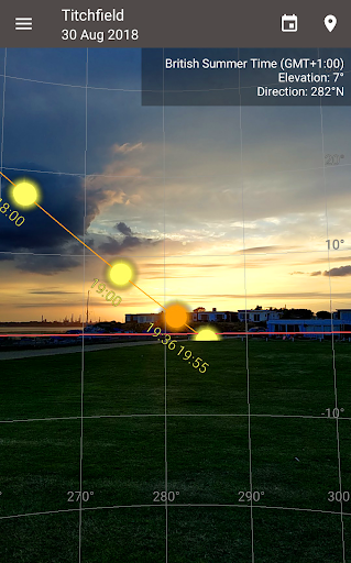 Sun Position, Sunrise & Sunset - عکس برنامه موبایلی اندروید